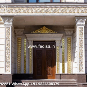 Classic Villa Design with Elegant Outdoor Garden No-3113