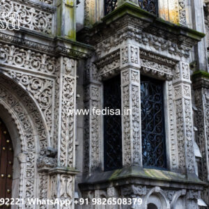 Classic Villa Design with Elegant Entrance Gate Ideas No-3129