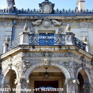 Luxury House Design with Grand Entrance and Elevation No-3158