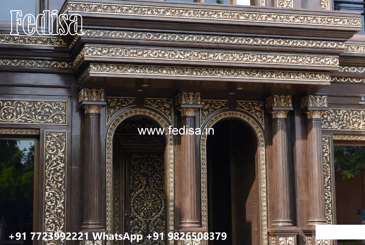 Luxury House Design with Elegant Home Entrance No-3239