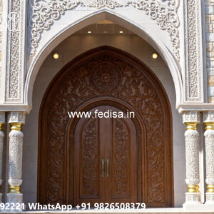 Luxury House Design with Grand Entrance Door Ideas No-3264