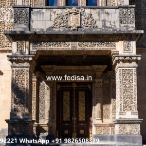 Luxury House Design with Beautiful Stone Exterior No-3272