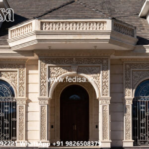 Classic House Design with Decorative Pillar Concepts No-3323