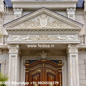 Classic House Design with Elegant Marble Staircase No-3424