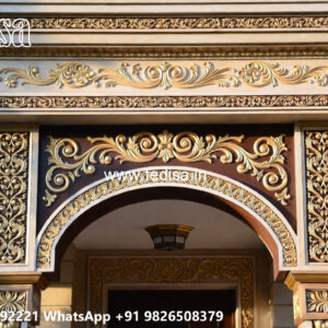Classic Villa Design with Elegant Staircase Ideas No-3469