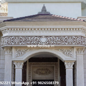 Elegant Classic Villa Design with Grand Entrance No-3478