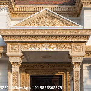 Classic Villa Design with Stylish Marble Flooring No-3482