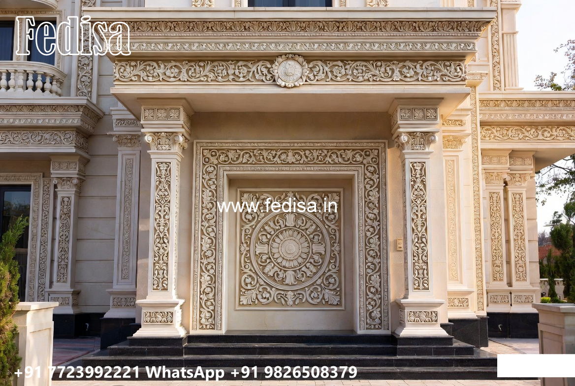 Classic Villa Design with Luxury Exterior Landscaping No-3519