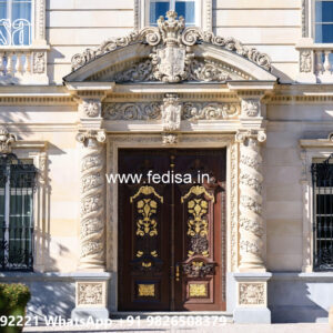 Classic Villa Design with Decorative Exterior Features No-3587
