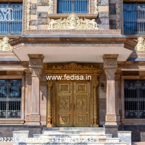 Luxury House Design with Beautiful Stone Exterior No-3722