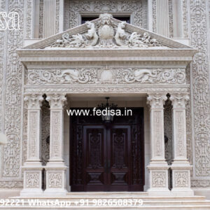 Classic House Design with Beautiful Garden Landscape No-3771