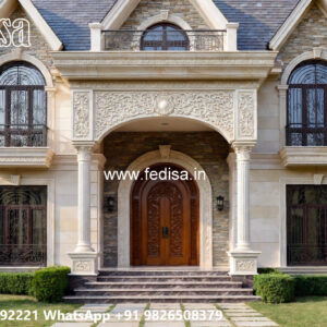 Beautiful Classic House Design with Elegant Details No-3794