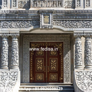 Classic House Design with Elegant Outdoor Lighting No-3814