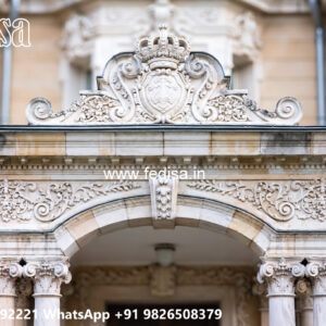 Classic House Design with Elegant Exterior Lighting No-3849