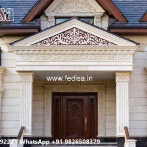 Classic House Design with Elegant Marble Staircase No-3874