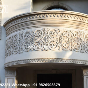 Classic Villa Design with Decorative Iron Railings No-3956