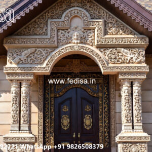 Classic Villa Design with Luxury Exterior Landscaping No-3969