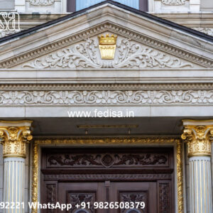 Classic Villa Design with Beautiful Balcony Railings No-3973