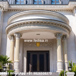 Luxury House Design with Double Height Living Area No-4080