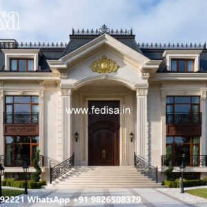 Beautiful Luxury House Design with Modern Roofing No-4085
