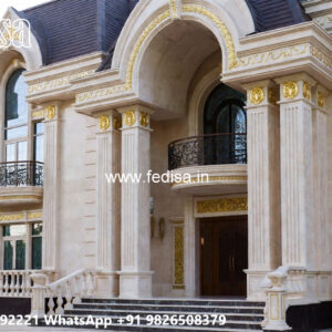 Luxury House Design with Elegant Front Yard Ideas No-4162