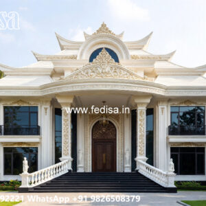 Classic House Design with Royal Living Room Ideas No-4219