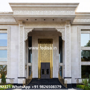Classic House Design with Elegant Outdoor Lighting No-4264
