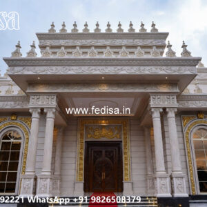 Classic House Design with Royal Decorative Details No-4276