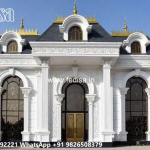 Classic House Design with Stylish Royal Interiors No-4288