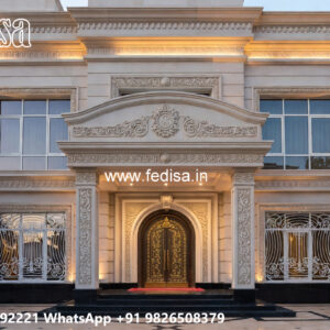 Classic House Design with Beautiful Garden Decor No-4294