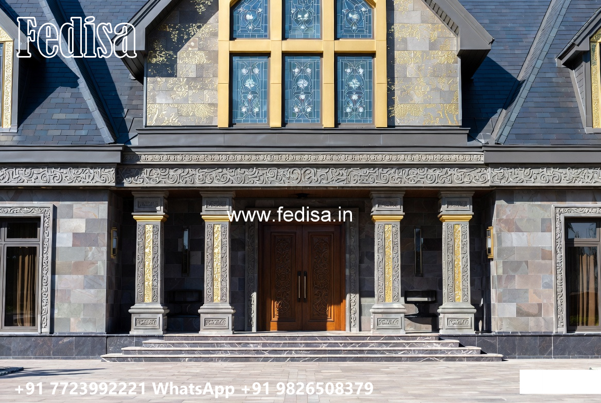 Classic House Design with Traditional Royal Styling No-4325