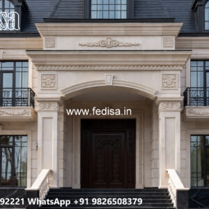 Classic House Design with Stylish Entrance Lighting No-4330