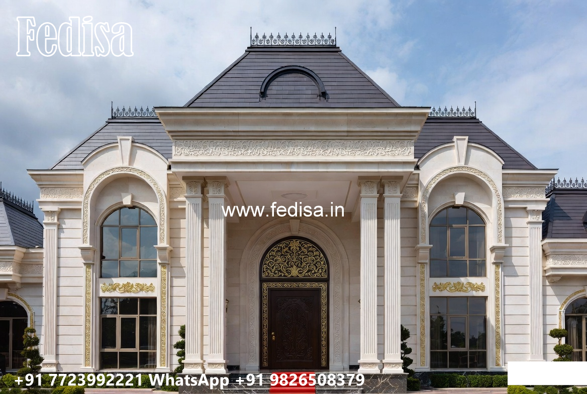 Classic Villa Design with Beautiful Garden Landscape No-4360