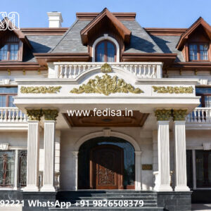 Elegant Classic Villa Design with Marble Finishes No-4365