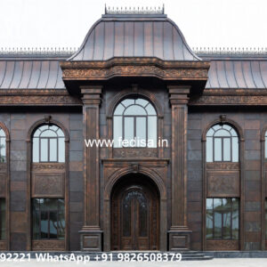 Elegant Classic Villa Design with Grand Entrance No-4378