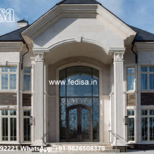 Classic Villa Design with Elegant Home Entrance No-4399