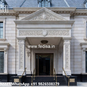 Classic Villa Design with Decorative Iron Railings No-4406