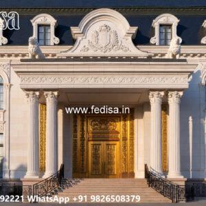 Luxury Classic Villa Design with Rich Marble Decor No-4413