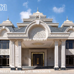 Traditional Classic Villa Design with Royal Charm No-4440