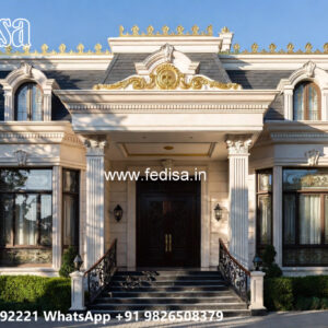 Classic Villa Design with Elegant Outdoor Garden No-4463