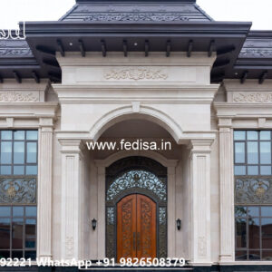 Classic Villa Design with Stylish Front Garden No-4493