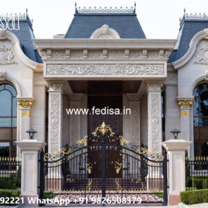 Luxury House Design with Elegant Marble Flooring No-4555