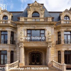 Luxury House Design with Premium Exterior Lighting No-4568