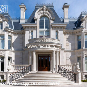Luxury House Design with Elegant Front Yard Ideas No-4612
