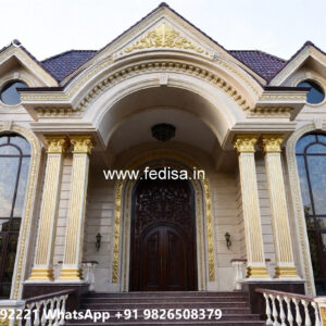 Classic House Design with Elegant Balcony Concepts No-4664
