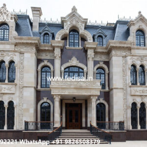 Classic House Design with Stunning Roof Architecture No-4675