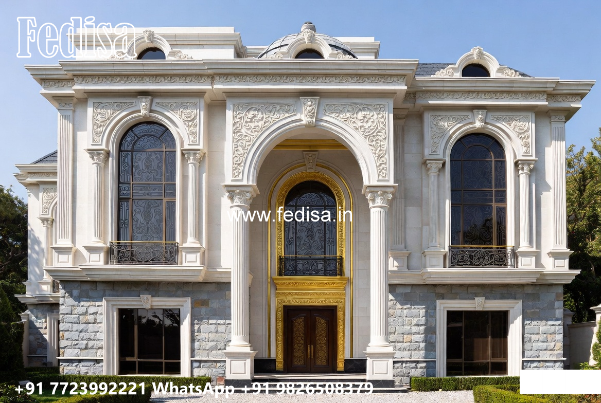 Classic House Design with Beautiful Terrace Spaces No-4687