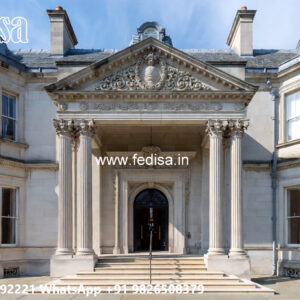 Beautiful Classic House Design with Elegant Details No-4694