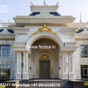 Classic House Design with Stylish Marble Flooring No-4707