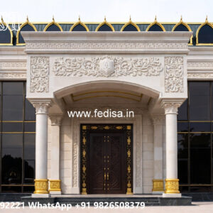 Classic House Design with Royal Decorative Details No-4726